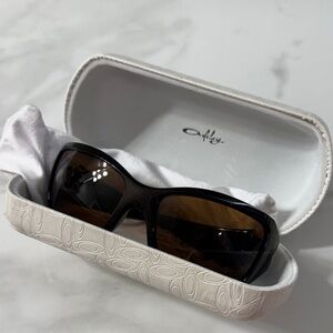 Oakley Black and Brown Sunglasses